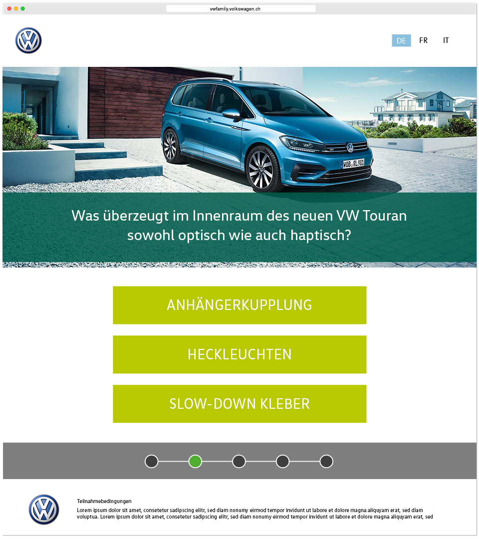 VW Touran: Kostenloses Infomaterial